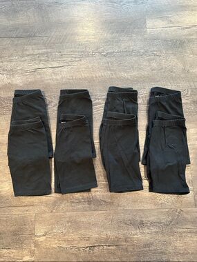 Cat & Jack 5T BUNDLE (8) Black Pull-On Bike Shorts